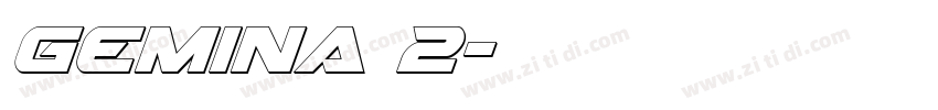 Gemina 2字体转换